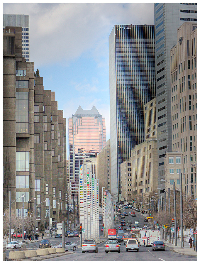 HDR photography University st. and St.Jacques Montreal Canada