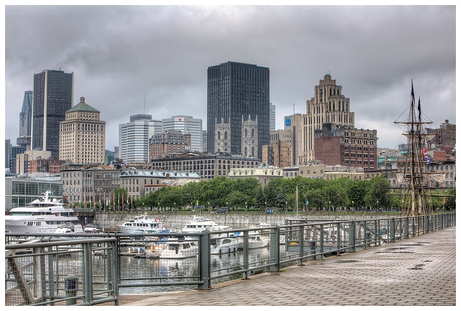 The Quay in Old Montreal Quebec