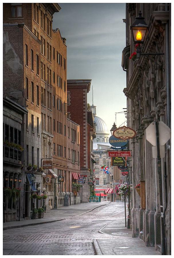 HDR Photography Rue St. Paul Old Montreal