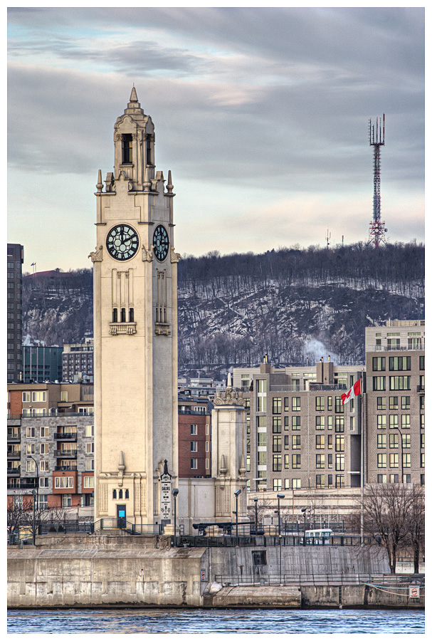 Victoria Pier Clock Tower Montreal Quebec